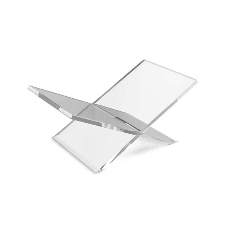 透明アクリル製オープンブックディスプレイスタンド、雑誌・書籍 - Clear Acrylic Book Stand Holder のレビューと価格