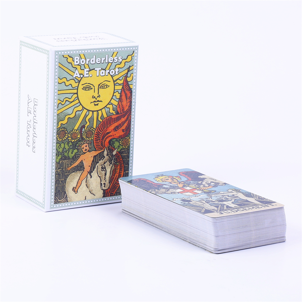 ボーダレスa e., ガイドブックとドローストリングポーチ付 - Tarot Deck With Guidebook のレビューと価格