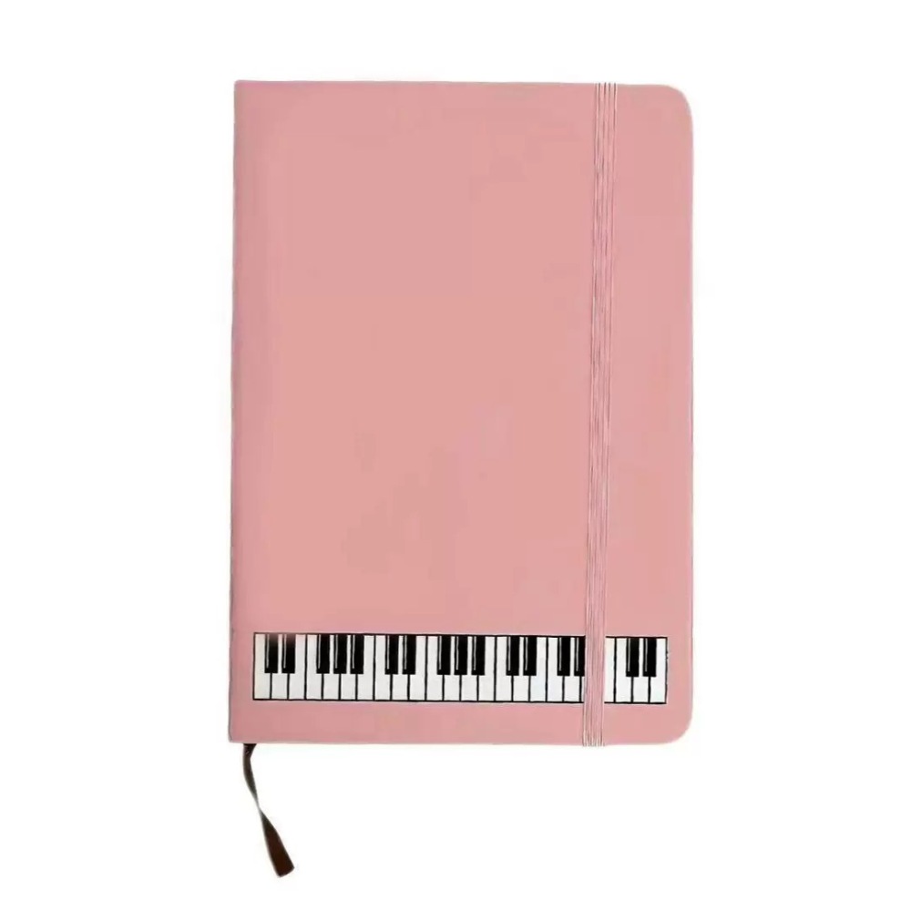 音楽テーマノート ピアノスタイルジャーナル 文房具 日記帳  - Blank Sheet Music Notebook のレビューと価格